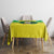 Nigeria Cricket Custom Tablecloth Najeriya Yellow Greens Eagle - Wonder Print Shop