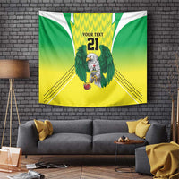 Nigeria Cricket Custom Tapestry Najeriya Yellow Greens Eagle - Wonder Print Shop