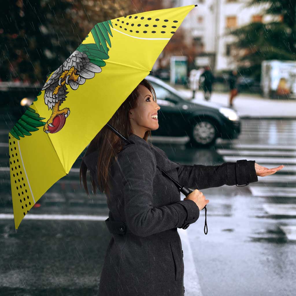 Nigeria Cricket Custom Umbrella Najeriya Yellow Greens Eagle - Wonder Print Shop