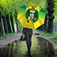 Nigeria Cricket Custom Umbrella Najeriya Yellow Greens Eagle - Wonder Print Shop