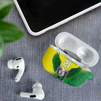 Nigeria Cricket Custom AirPods Case Najeriya Angry Eagle Flag Motif - Wonder Print Shop
