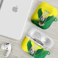 Nigeria Cricket Custom AirPods Case Najeriya Angry Eagle Flag Motif - Wonder Print Shop