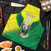 Nigeria Cricket Custom Apron Najeriya Angry Eagle Flag Motif - Wonder Print Shop