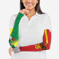 Nigeria Cricket Custom Arm Sleeves Najeriya Angry Eagle Flag Motif - Wonder Print Shop