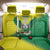 Nigeria Cricket Custom Back Car Seat Cover Najeriya Angry Eagle Flag Motif - Wonder Print Shop