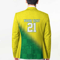 Nigeria Cricket Custom Blazer Najeriya Angry Eagle Flag Motif - Wonder Print Shop