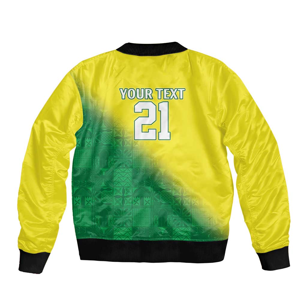 Nigeria Cricket Custom Bomber Jacket Najeriya Angry Eagle Flag Motif - Wonder Print Shop