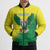 Nigeria Cricket Custom Bomber Puffer Jacket Najeriya Angry Eagle Flag Motif - Wonder Print Shop