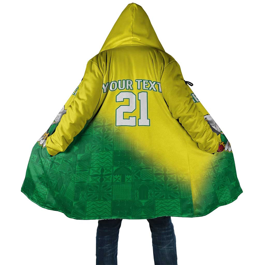 Nigeria Cricket Custom Cloak Najeriya Angry Eagle Flag Motif - Wonder Print Shop