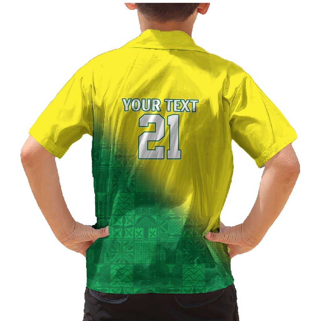 Nigeria Cricket Custom Family Matching Mermaid Dress and Hawaiian Shirt Najeriya Angry Eagle Flag Motif - Wonder Print Shop