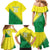 Nigeria Cricket Custom Family Matching Mermaid Dress and Hawaiian Shirt Najeriya Angry Eagle Flag Motif - Wonder Print Shop