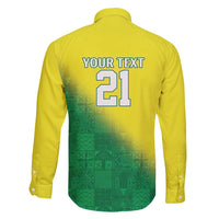 Nigeria Cricket Custom Family Matching Puletasi and Hawaiian Shirt Najeriya Angry Eagle Flag Motif - Wonder Print Shop