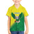 Nigeria Cricket Custom Family Matching Puletasi and Hawaiian Shirt Najeriya Angry Eagle Flag Motif - Wonder Print Shop