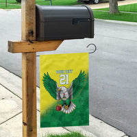 Nigeria Cricket Custom Garden Flag Najeriya Angry Eagle Flag Motif - Wonder Print Shop