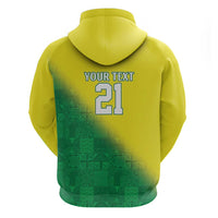 Nigeria Cricket Custom Hoodie Najeriya Angry Eagle Flag Motif - Wonder Print Shop