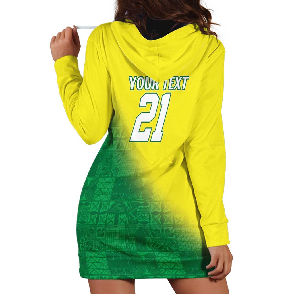 Nigeria Cricket Custom Hoodie Dress Najeriya Angry Eagle Flag Motif - Wonder Print Shop