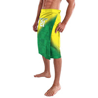 Nigeria Cricket Custom Lavalava Najeriya Angry Eagle Flag Motif - Wonder Print Shop