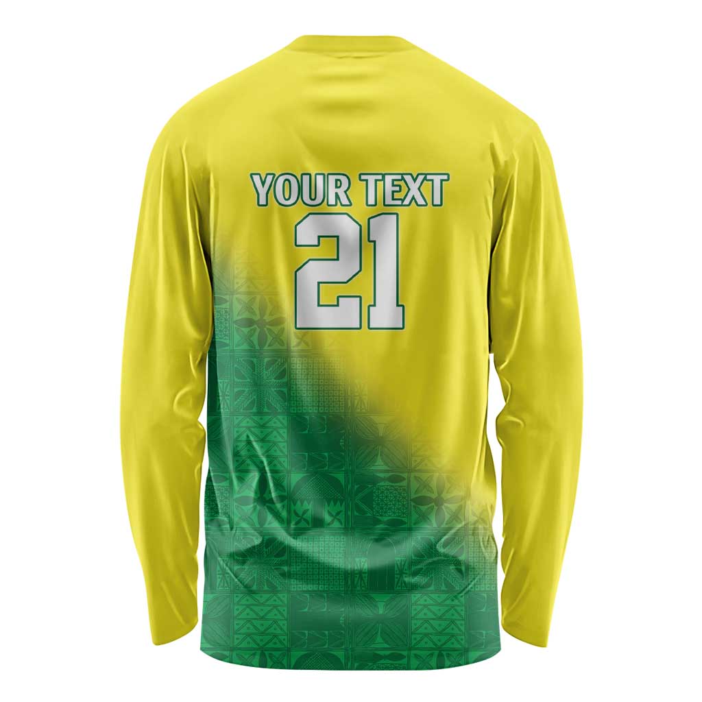 Nigeria Cricket Custom Long Sleeve Shirt Najeriya Angry Eagle Flag Motif - Wonder Print Shop