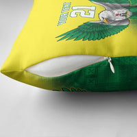 Nigeria Cricket Custom Pillow Cover Najeriya Angry Eagle Flag Motif - Wonder Print Shop