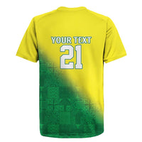 Nigeria Cricket Custom Rugby Jersey Najeriya Angry Eagle Flag Motif - Wonder Print Shop