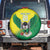 Nigeria Cricket Custom Spare Tire Cover Najeriya Angry Eagle Flag Motif - Wonder Print Shop