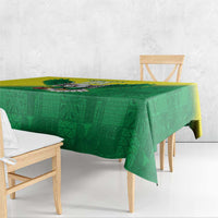 Nigeria Cricket Custom Tablecloth Najeriya Angry Eagle Flag Motif - Wonder Print Shop