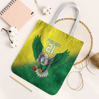 Nigeria Cricket Custom Tote Bag Najeriya Angry Eagle Flag Motif - Wonder Print Shop