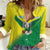 Nigeria Cricket Custom Women Casual Shirt Najeriya Angry Eagle Flag Motif - Wonder Print Shop