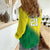 Nigeria Cricket Custom Women Casual Shirt Najeriya Angry Eagle Flag Motif - Wonder Print Shop