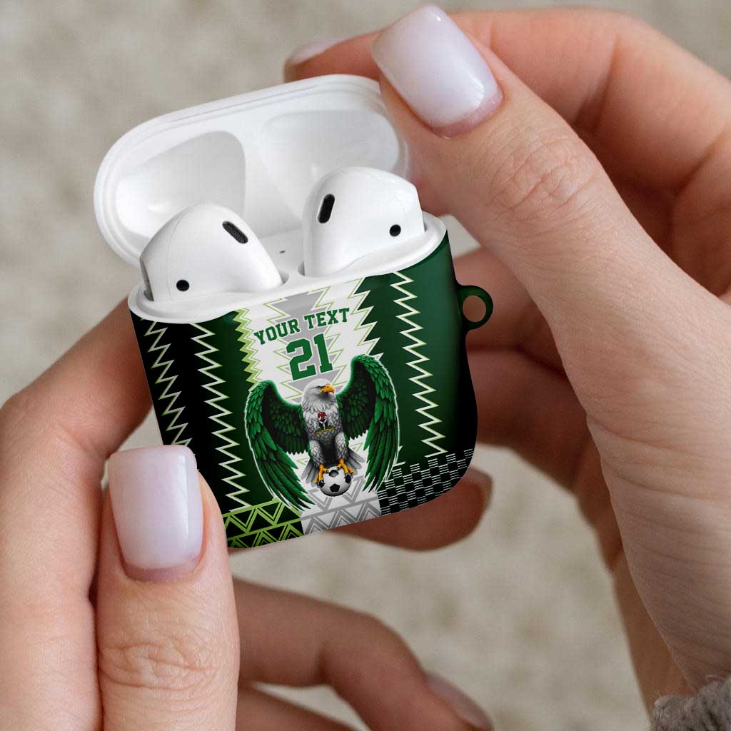 Nigeria Football Custom AirPods Case Classic 20-21 Home Jersey - Wonder Print Shop