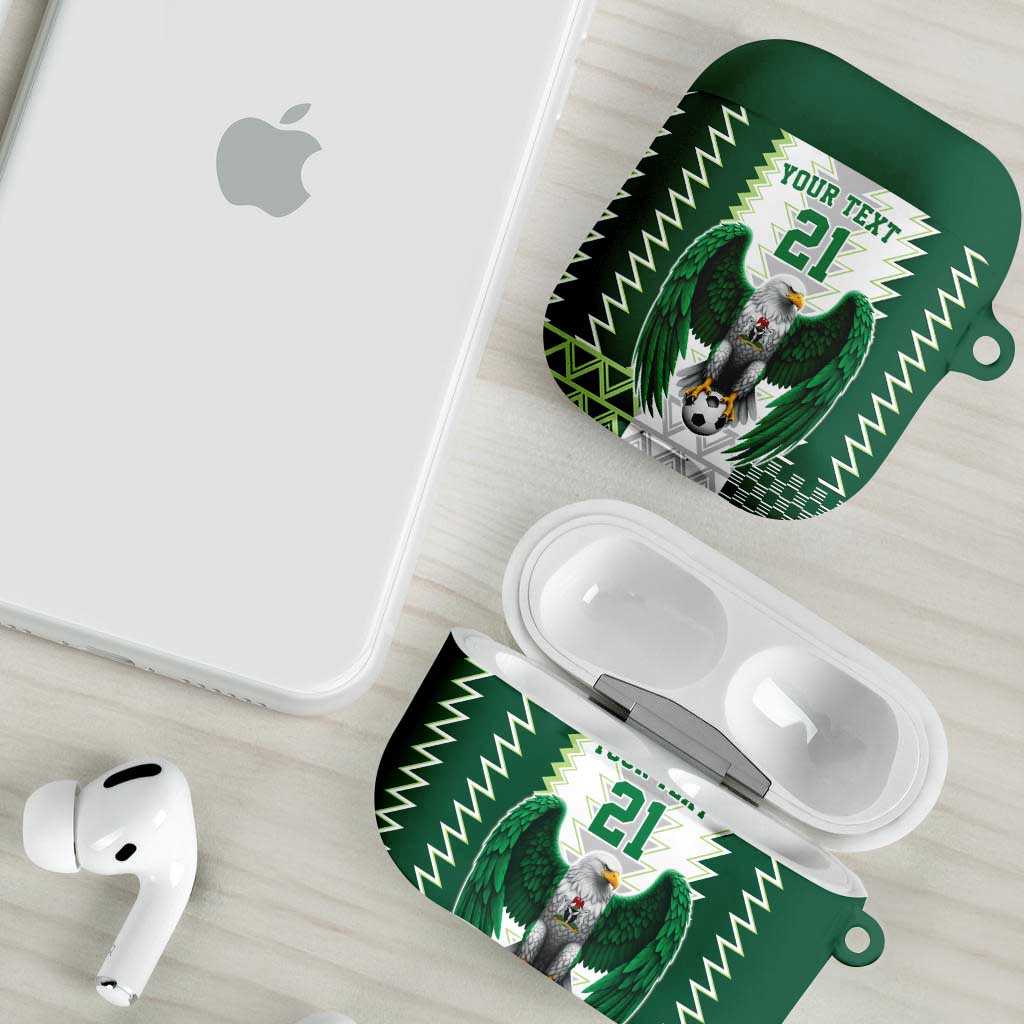 Nigeria Football Custom AirPods Case Classic 20-21 Home Jersey - Wonder Print Shop