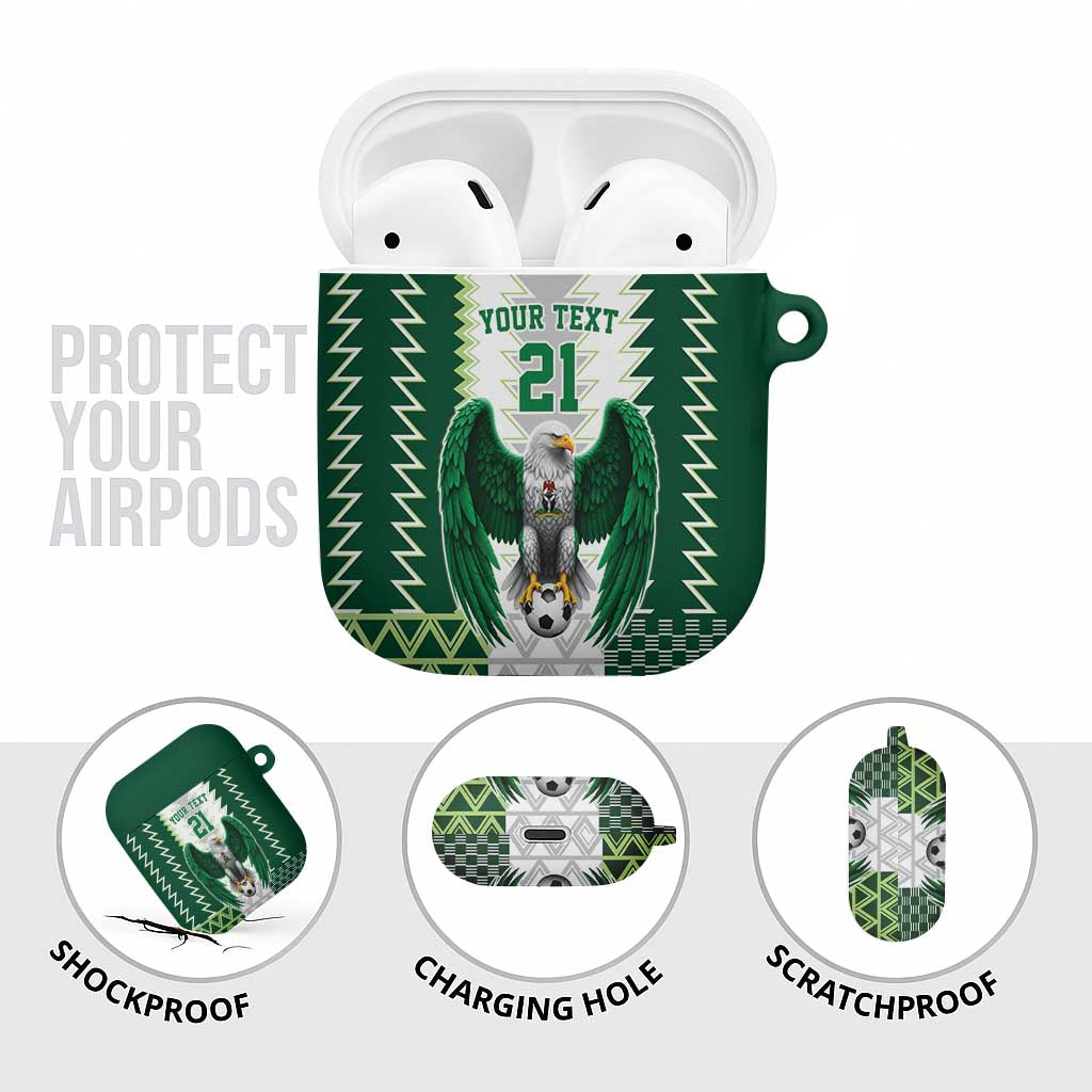Nigeria Football Custom AirPods Case Classic 20-21 Home Jersey - Wonder Print Shop