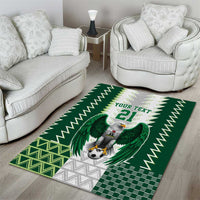 Nigeria Football Custom Area Rug Classic 20-21 Home Jersey - Wonder Print Shop