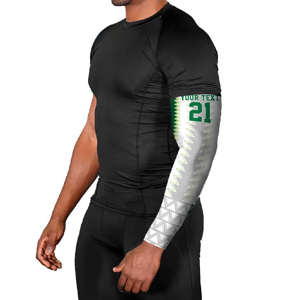 Nigeria Football Custom Arm Sleeves Classic 20-21 Home Jersey - Wonder Print Shop