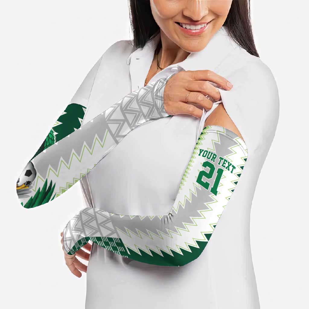 Nigeria Football Custom Arm Sleeves Classic 20-21 Home Jersey - Wonder Print Shop