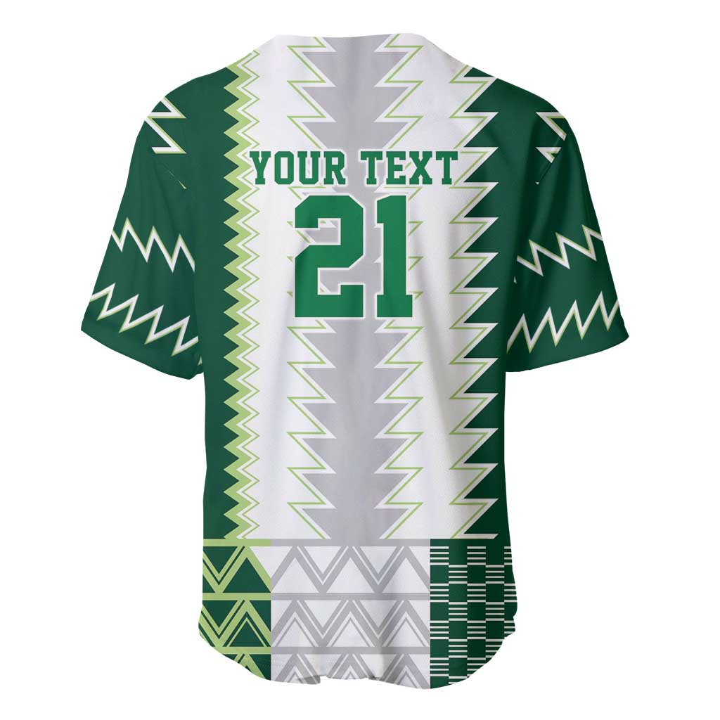 Nigeria Football Custom Baseball Jersey Classic 20-21 Home Jersey - Wonder Print Shop