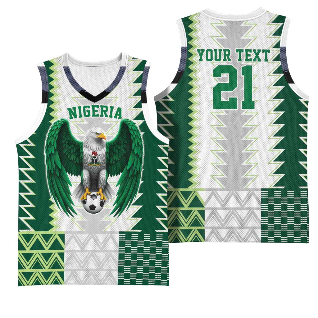 Nigeria Football Custom Basketball Jersey Classic 20-21 Home Jersey - Wonder Print Shop