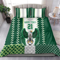 Nigeria Football Custom Bedding Set Classic 20-21 Home Jersey - Wonder Print Shop