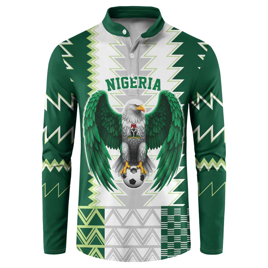 Nigeria Football Custom Button Sweatshirt Classic 20-21 Home Jersey - Wonder Print Shop
