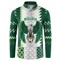 Nigeria Football Custom Button Sweatshirt Classic 20-21 Home Jersey - Wonder Print Shop