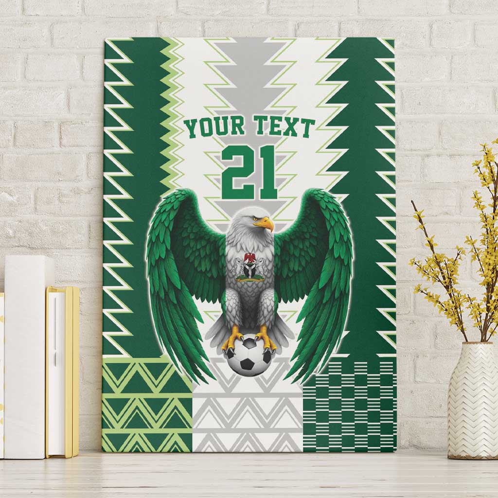 Nigeria Football Custom Canvas Wall Art Classic 20-21 Home Jersey - Wonder Print Shop