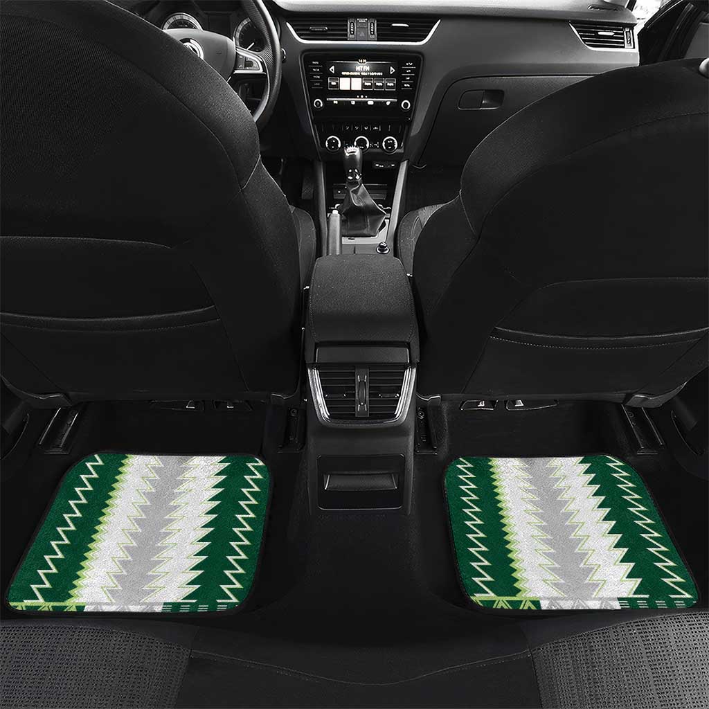 Nigeria Football Custom Car Mats Classic 20-21 Home Jersey - Wonder Print Shop