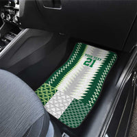 Nigeria Football Custom Car Mats Classic 20-21 Home Jersey - Wonder Print Shop