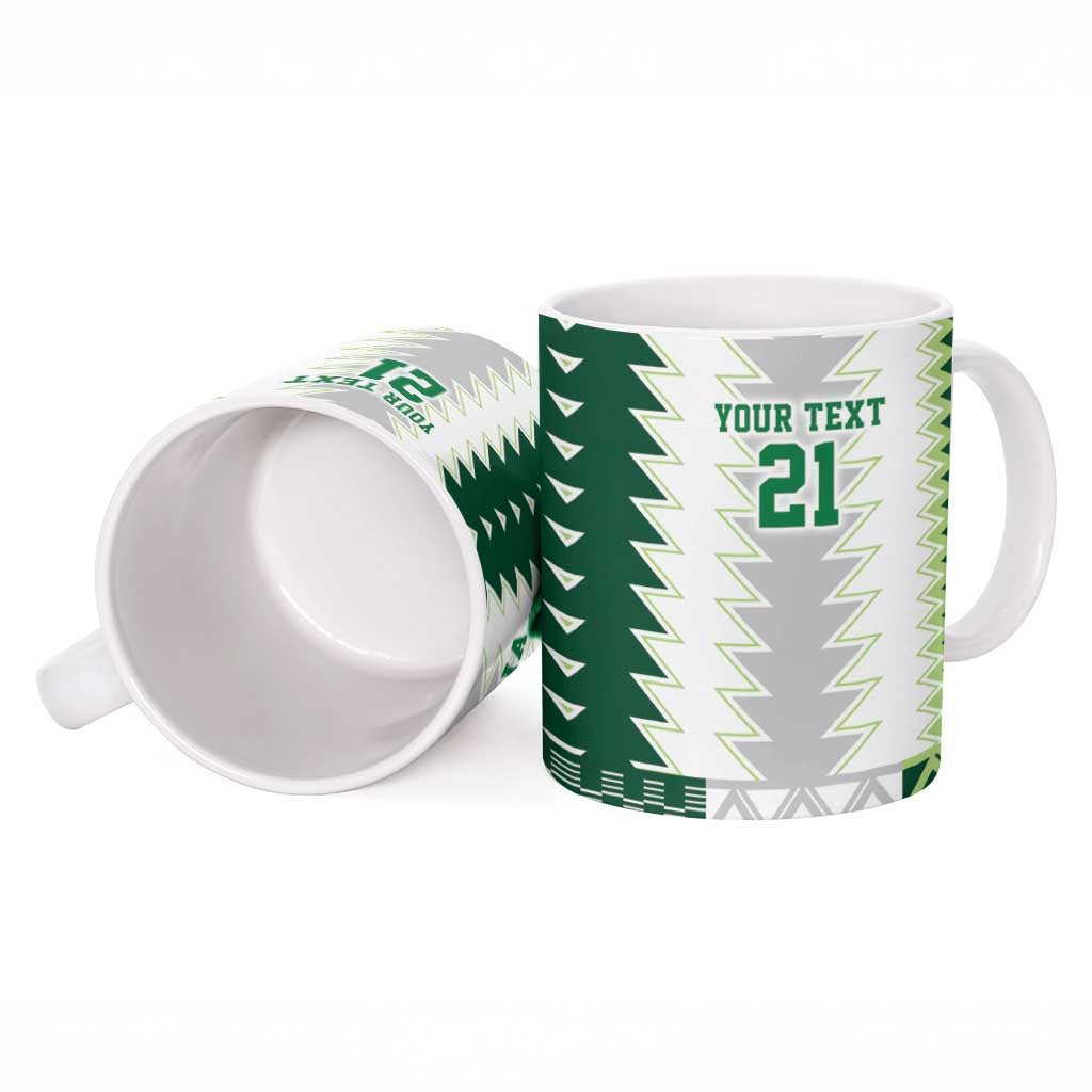 Nigeria Football Custom Ceramic Mug Classic 20-21 Home Jersey - Wonder Print Shop