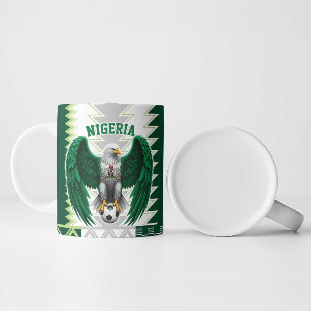 Nigeria Football Custom Ceramic Mug Classic 20-21 Home Jersey - Wonder Print Shop