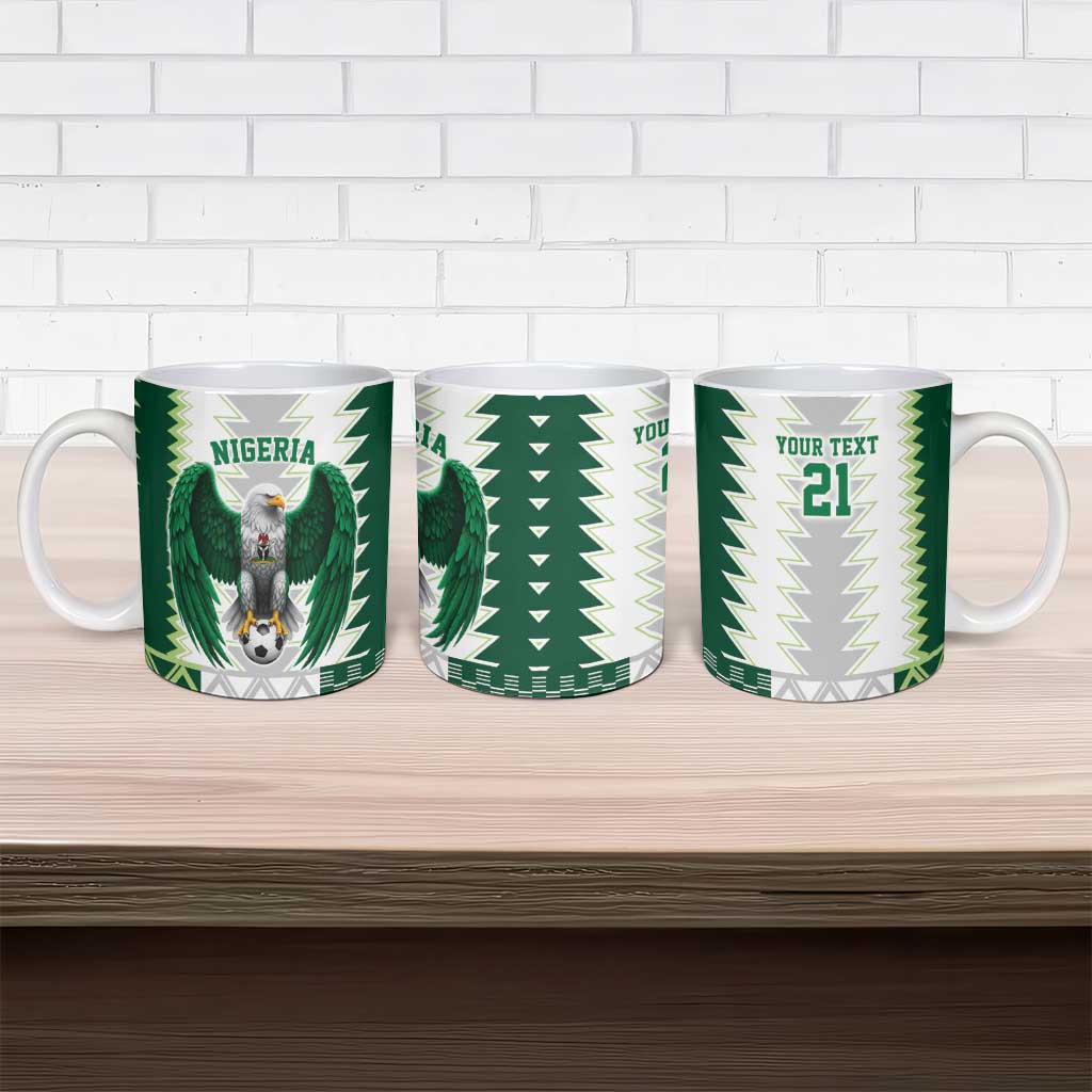 Nigeria Football Custom Ceramic Mug Classic 20-21 Home Jersey - Wonder Print Shop