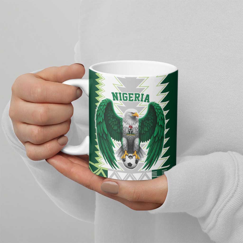 Nigeria Football Custom Ceramic Mug Classic 20-21 Home Jersey - Wonder Print Shop