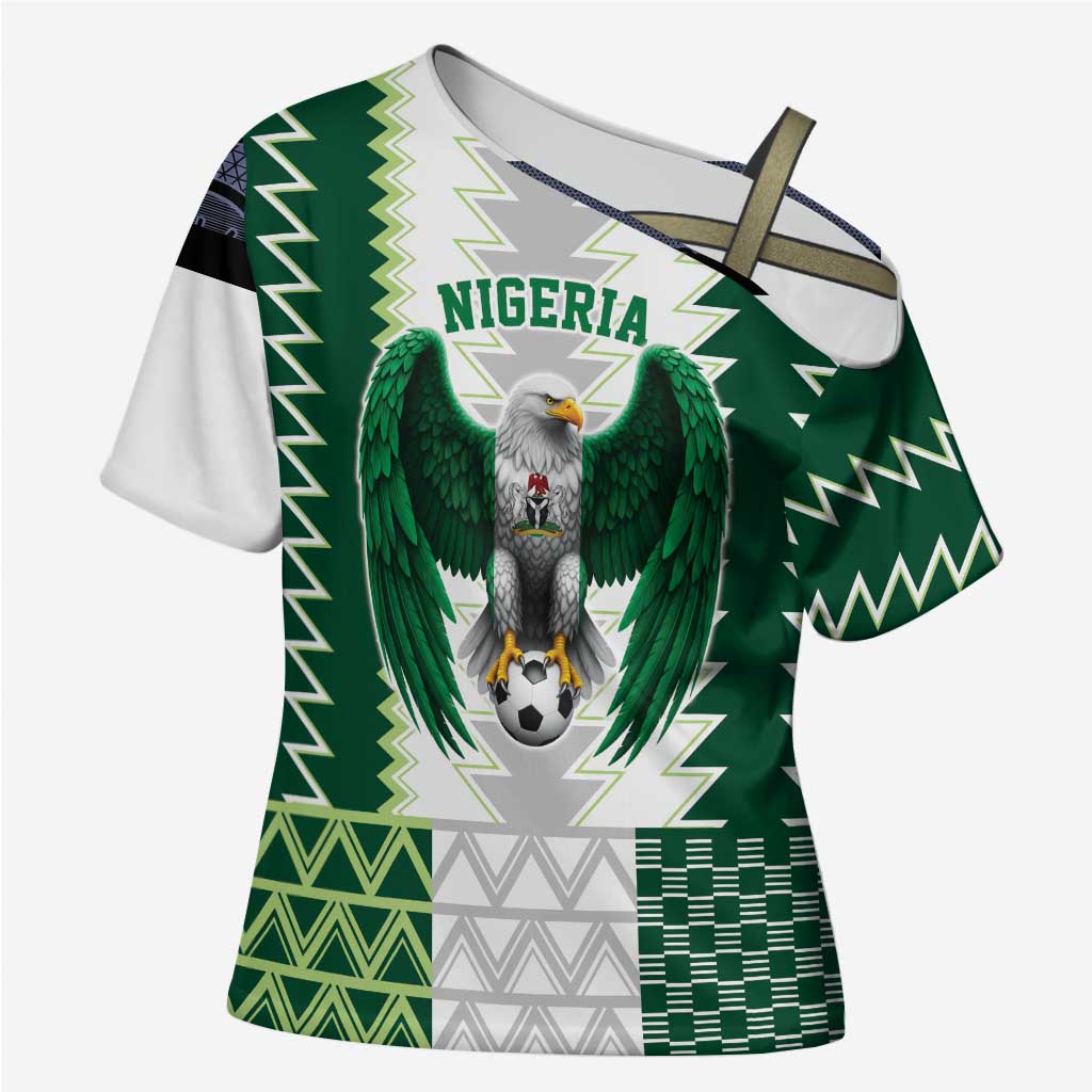 Nigeria Football Custom Cross Shoulder Shirt Classic 20-21 Home Jersey - Wonder Print Shop
