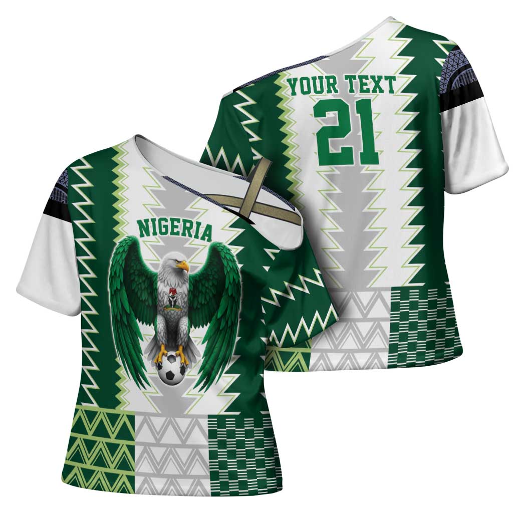 Nigeria Football Custom Cross Shoulder Shirt Classic 20-21 Home Jersey - Wonder Print Shop