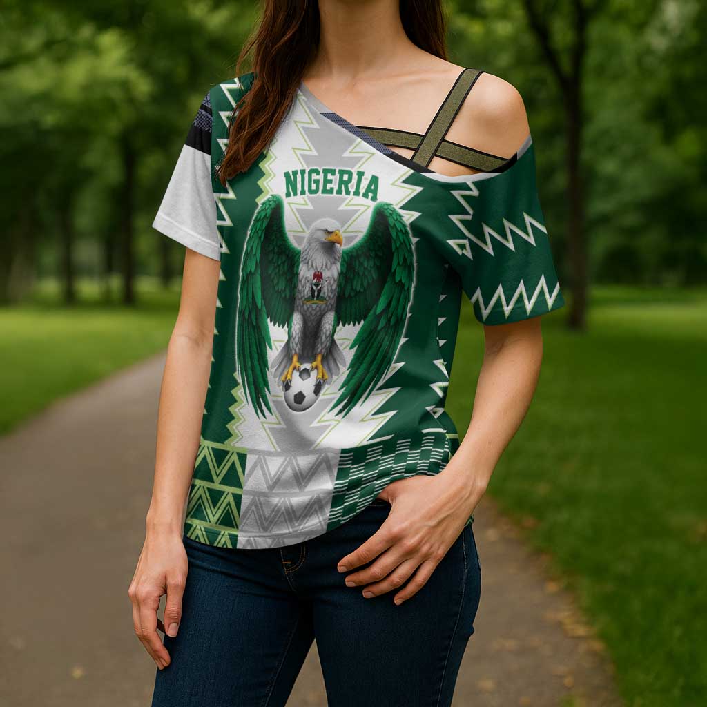 Nigeria Football Custom Cross Shoulder Shirt Classic 20-21 Home Jersey - Wonder Print Shop